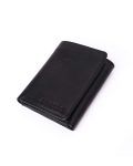ARISTOQ Premium Black Leather Wallet