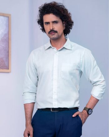 Loxtyle Aqua Haze Premium Cotton Shirt